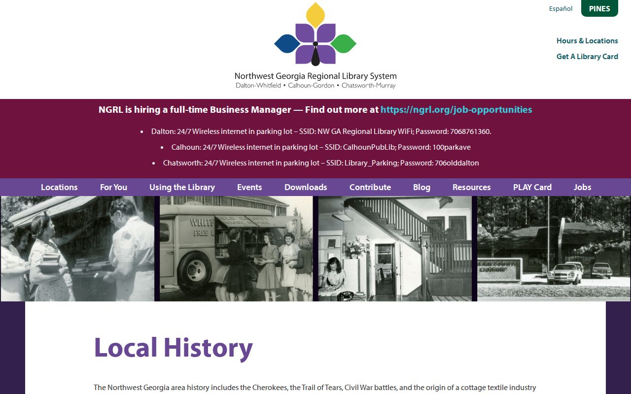 Dalton city directory local history library resources
